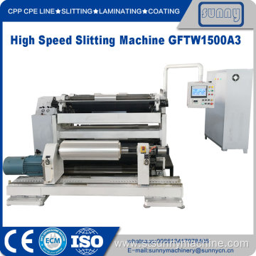 Slitter Rewinder Machinery for plastic film